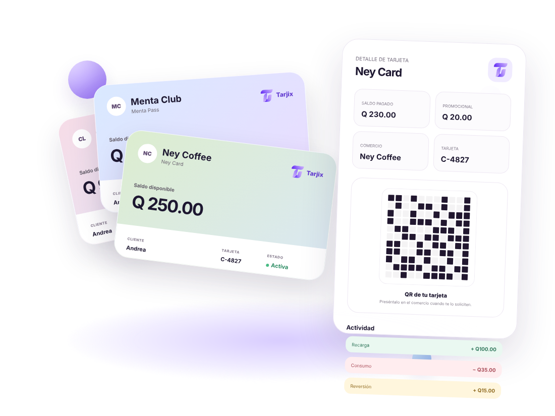 Experiencia del cliente en Tarjix Wallet